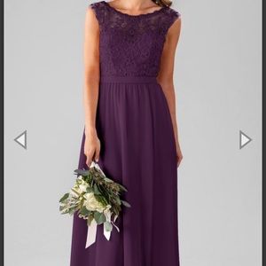 👗Eggplant Bridesmaid dress